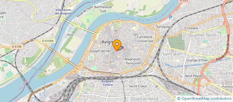 localisation de l'entreprise LES CHUCHOTEURS DU VENT (LCDV) à AVIGNON