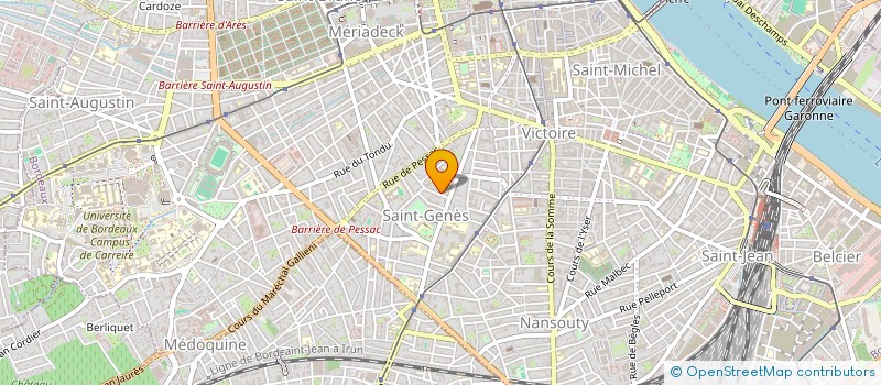 localisation de l'entreprise LES CICADELLES  BORDEAUX