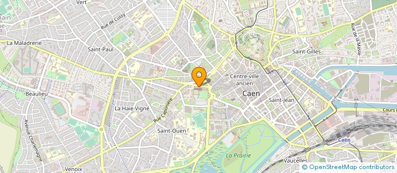 localisation de l'entreprise LES CIDROLOGUES à CAEN