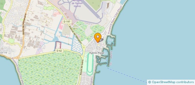 localisation de l'entreprise LES CIGAL HYERES à HYERES