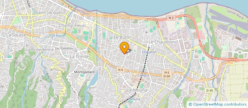 localisation de l'entreprise LES CIGALES à SAINT-DENIS