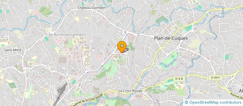 localisation de l'entreprise LES CIGALES  MARSEILLE