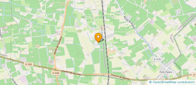 localisation de l'entreprise LES CIGALES  L'ISLE-SUR-LA-SORGUE