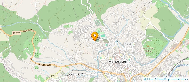 localisation de l'entreprise LES CIGALES  MANOSQUE
