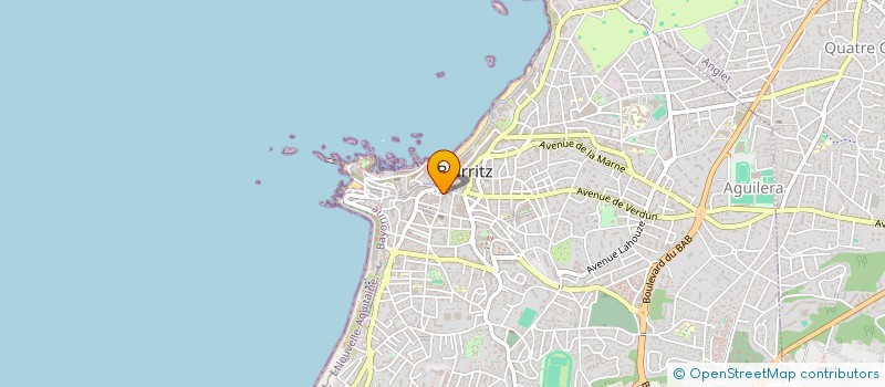 localisation de l'entreprise LES CIGALES à BIARRITZ