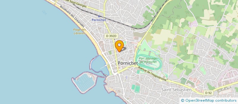 localisation de l'entreprise LES CIGALES à PORNICHET