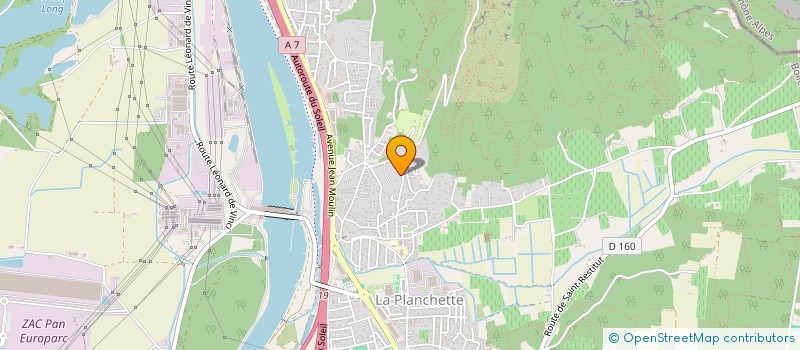 localisation de l'entreprise LES CIGALES AUX PORTES DE LA PROVENCE  BOLLENE