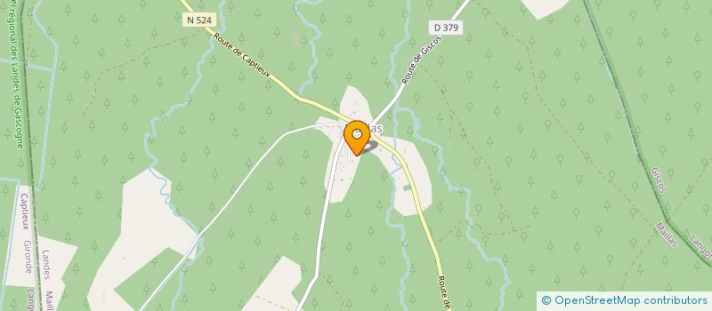 localisation de l'entreprise LES CIGALES DE LA SAINT JEAN A LA SAINT LAURENT  POUYDESSEAUX