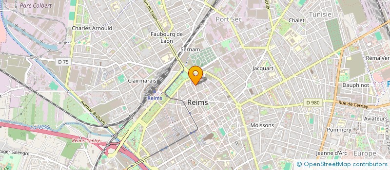 localisation de l'entreprise LES CIGALES DE MARAVAL  REIMS