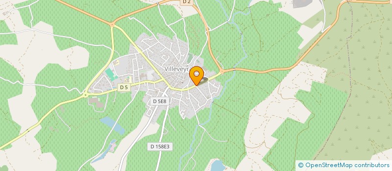 localisation de l'entreprise LES CIGALES DU REC  VILLEVEYRAC