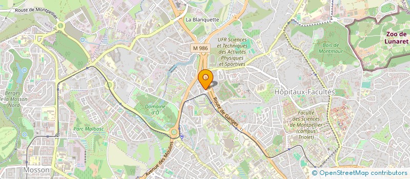 localisation de l'entreprise LES CIGALES SOLIDAIRES à MONTPELLIER