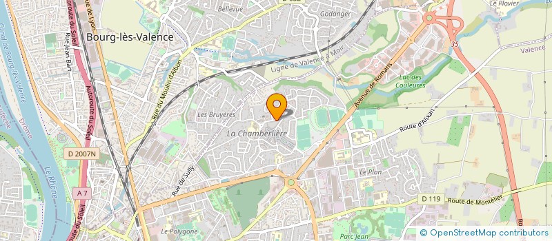 localisation de l'entreprise LES CIGALOUS à VALENCE