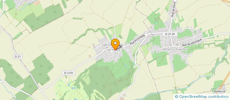 localisation de l'entreprise LES CIGOGNEAUX  MICHELBACH-LE-HAUT