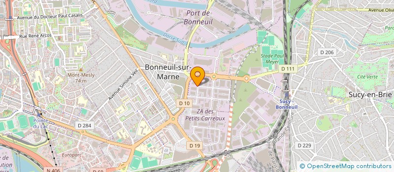 localisation de l'entreprise LES CIGOGNES  BONNEUIL-SUR-MARNE