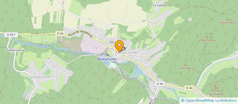 localisation de l'entreprise LES CIGOGNES  ABRESCHVILLER