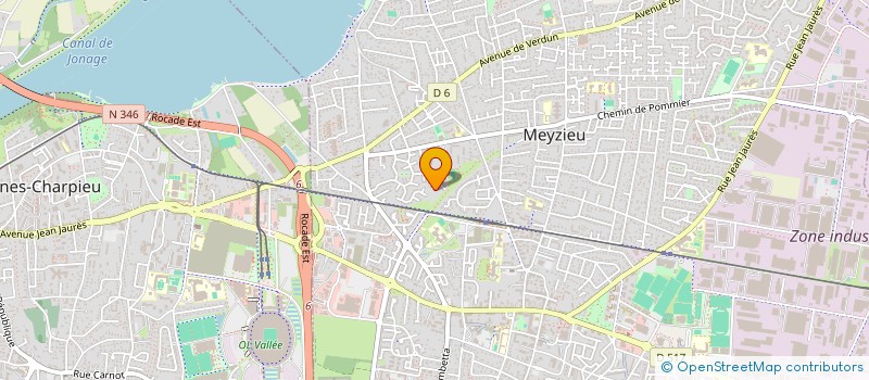 localisation de l'entreprise LES CIGOGNES  MEYZIEU