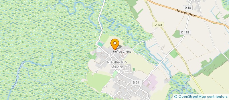 localisation de l'entreprise LES CIGOGNES  NIEULLE-SUR-SEUDRE