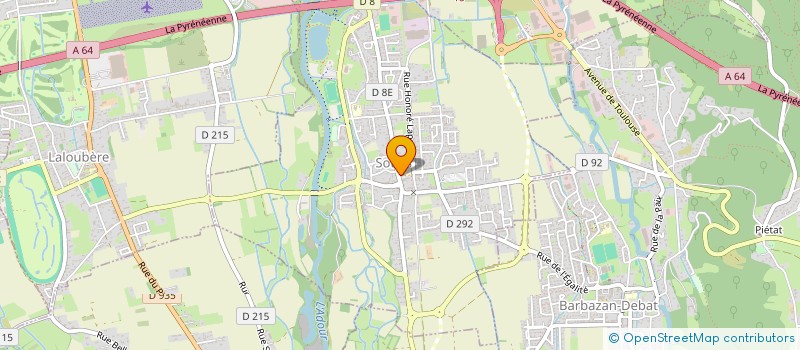 localisation de l'entreprise LES CIGOGNES A L'ECOLE  SOUES