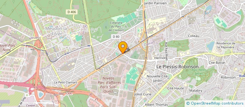 localisation de l'entreprise LES CIGOGNES DU PETIT CLAMART à CLAMART