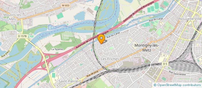localisation de l'entreprise LES CIGOGNES DU RUISSEAU à MONTIGNY-LES-METZ