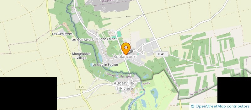 localisation de l'entreprise LES CIMAISES  BOULANCOURT