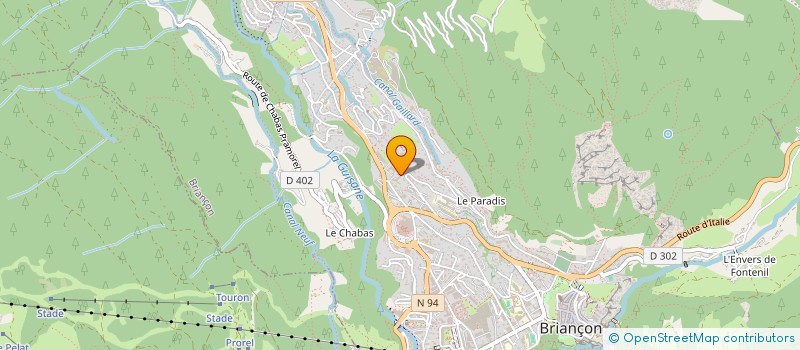 localisation de l'entreprise LES CIMES à BRIANCON