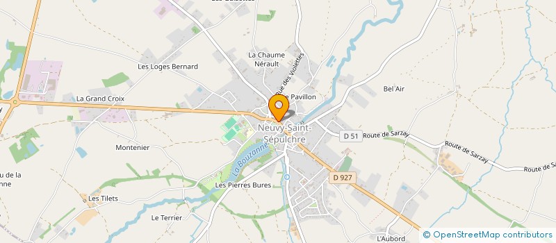 localisation de l'entreprise LES CIMES BLANCHES à NEUVY-SAINT-SEPULCHRE