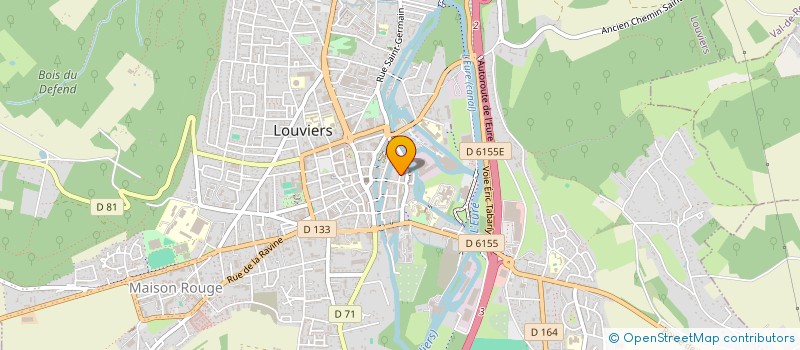 localisation de l'entreprise LES CIMES DU GRAND AIR  LOUVIERS