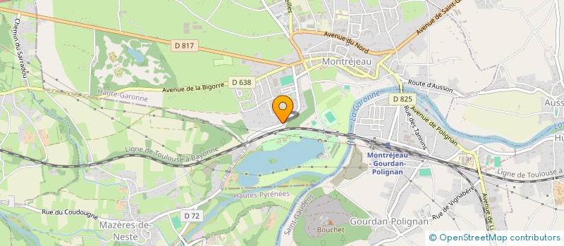 localisation de l'entreprise LES CIMES DU MONT ROYAL à MONTREJEAU