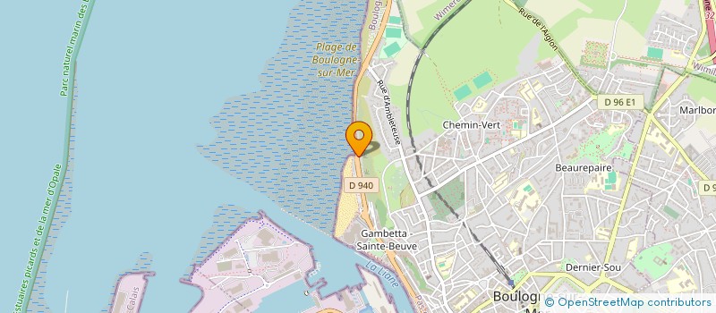 localisation de l'entreprise LES CINCLES  BOULOGNE-SUR-MER