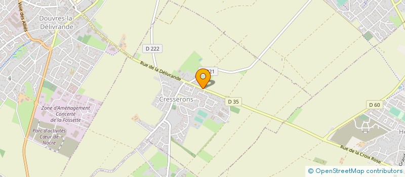 localisation de l'entreprise LES CINEMAS BERNAYENS à CRESSERONS