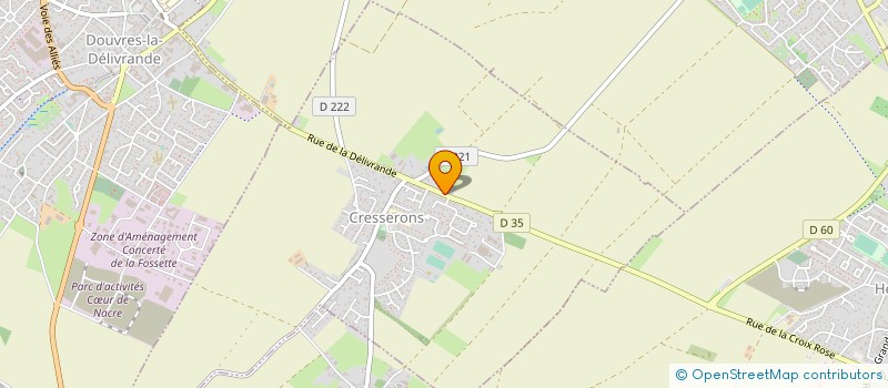 localisation de l'entreprise LES CINEMAS GIENNOIS à CRESSERONS