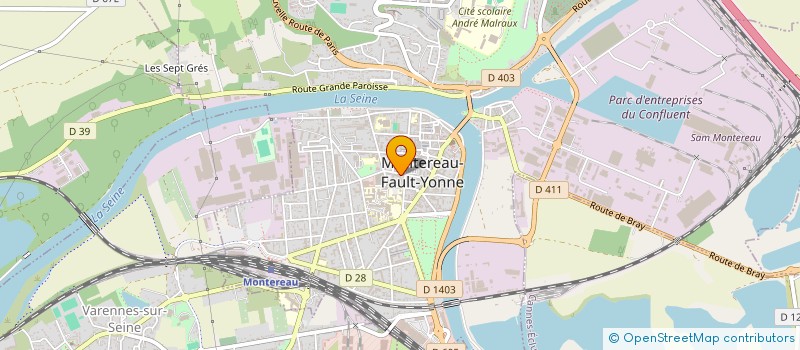 localisation de l'entreprise LES CINEMAS LES 3 MOUSQUETAIRES à MONTEREAU-FAULT-YONNE