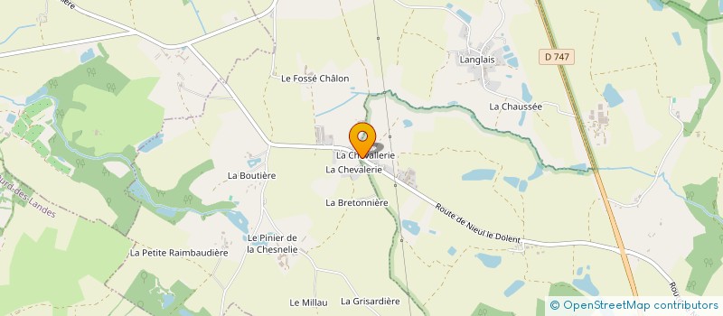 localisation de l'entreprise LES CINQ CANTONS  SAINT-VINCENT-SUR-GRAON