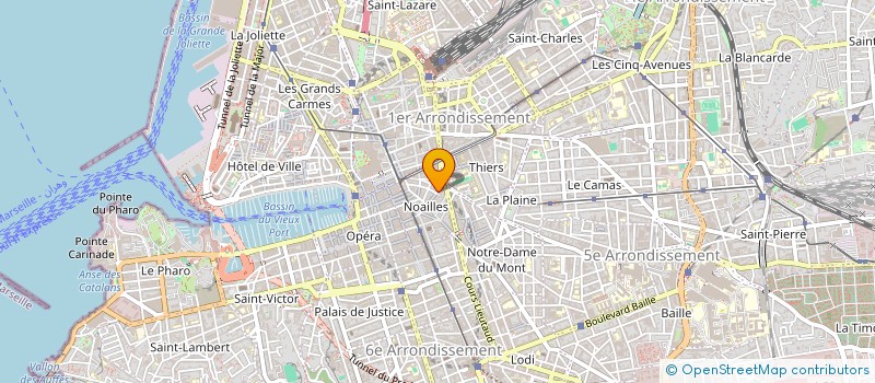 localisation de l'entreprise LES CINQ CLES DES SENS à MARSEILLE