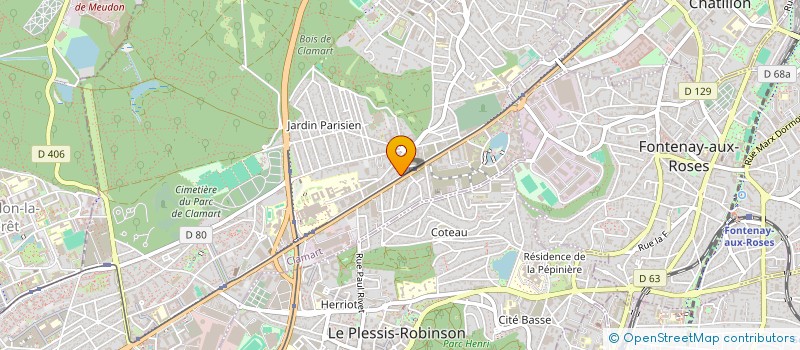 localisation de l'entreprise LES CINQ DIAMANTS à CLAMART