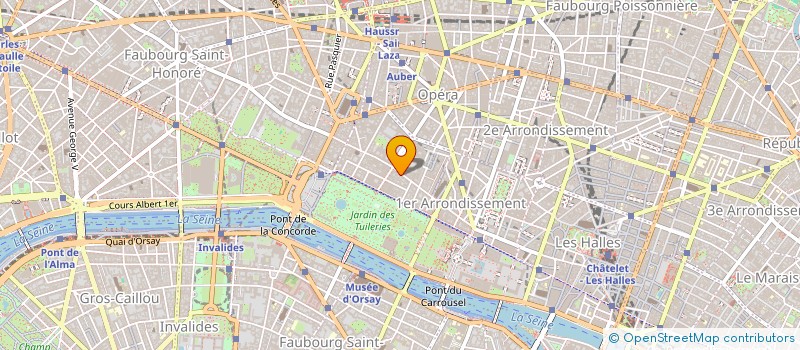 localisation de l'entreprise LES CINQ DOIGTS DE LA MAIN à PARIS