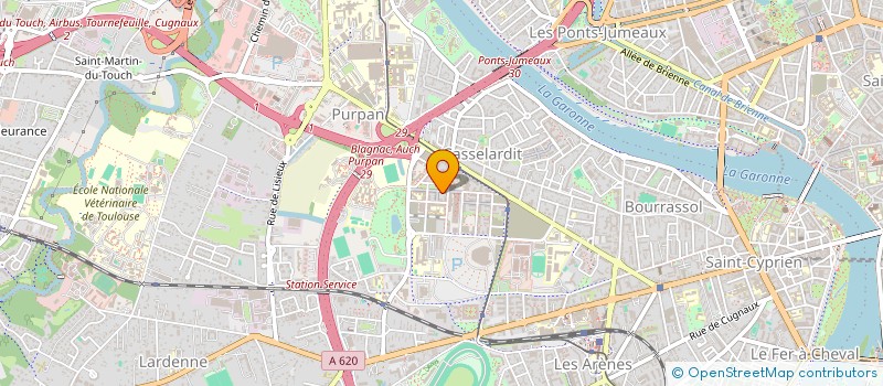 localisation de l'entreprise LES CINQ ELEMENTS à TOULOUSE