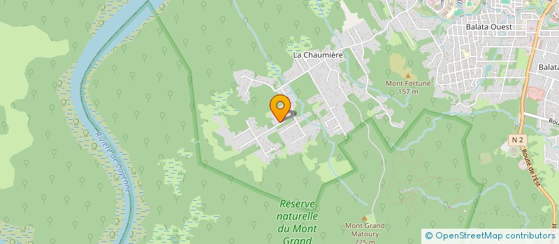 localisation de l'entreprise LES CINQ ETOILES  MATOURY