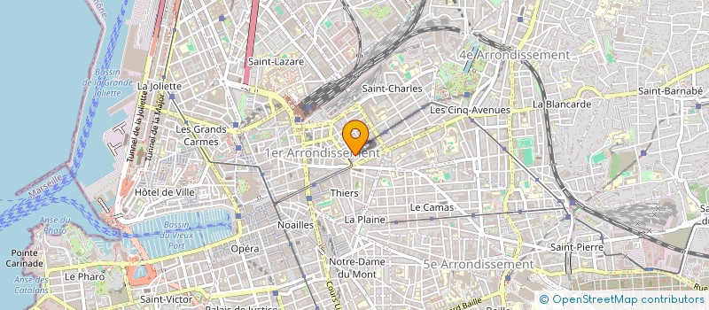 localisation de l'entreprise LES CINQ FRERES à MARSEILLE