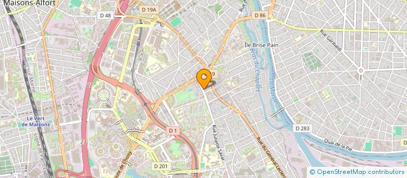 localisation de l'entreprise LES CINQ FRERES à CRETEIL