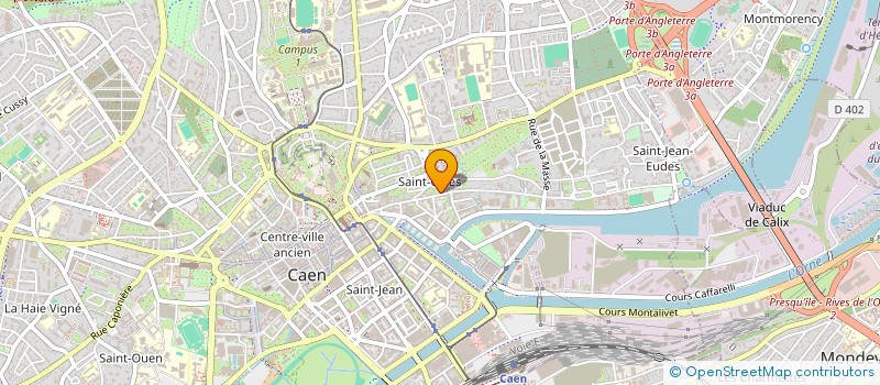 localisation de l'entreprise LES CINQ J à CAEN