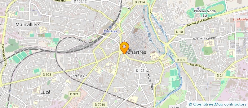 localisation de l'entreprise LES CINQ M. à CHARTRES