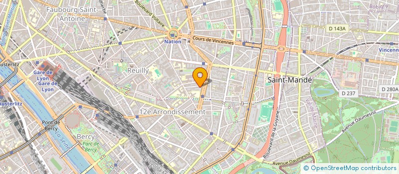 localisation de l'entreprise LES CINQ MERVEILLES DU MEUBLE à ORGEVAL