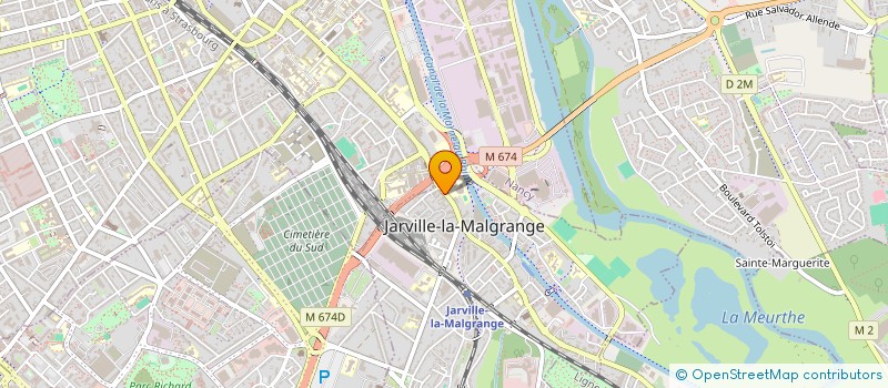 localisation de l'entreprise LES CINQ PETITS COCHONS  JARVILLE-LA-MALGRANGE