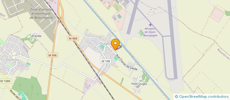 localisation de l'entreprise LES CINQ ROIS  OUGES