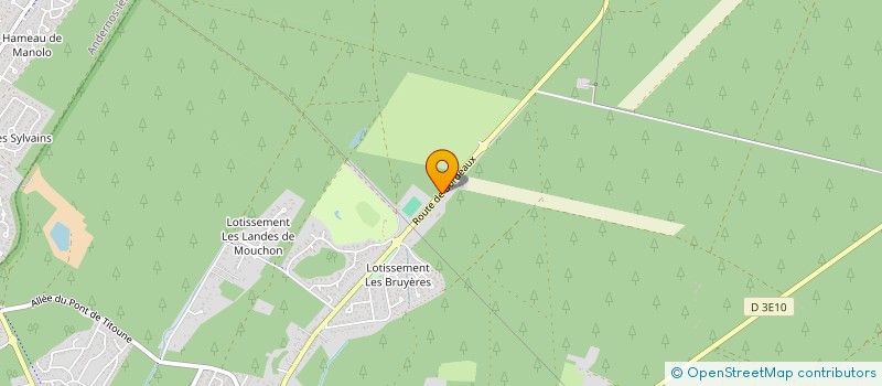 localisation de l'entreprise LES CINQ ROSES DES SABLES  LANTON