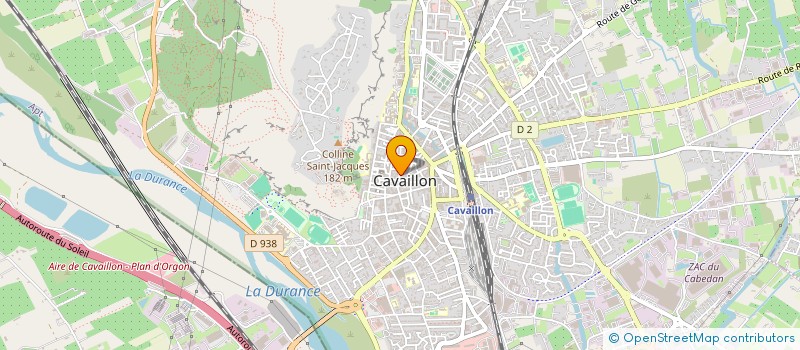 localisation de l'entreprise LES CINQ SENS  CAVAILLON