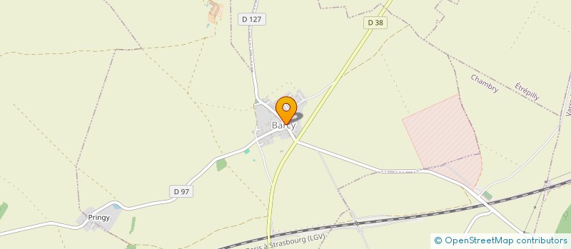 localisation de l'entreprise LES CINQ TERRE  BARCY