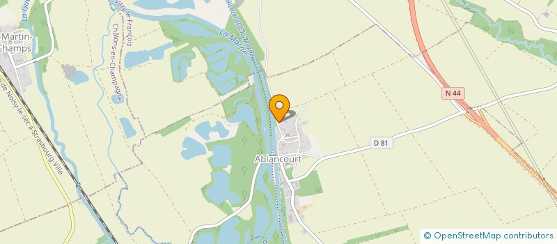 localisation de l'entreprise LES CINQ VENTS CORSES  ABLANCOURT